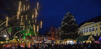 Festliches Markttreiben herrscht am zweiten Dezemberwochenende in der Delitzscher Innenstadt.