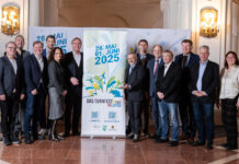 Zur konstituierenden Sitzung fand sich in diesen Tagen das Kuratorium für das Internationale Deutsche Turnfest Leipzig 2025 im Neuen Rathaus der Messestadt zusammen. Foto: Eric Kemnitz