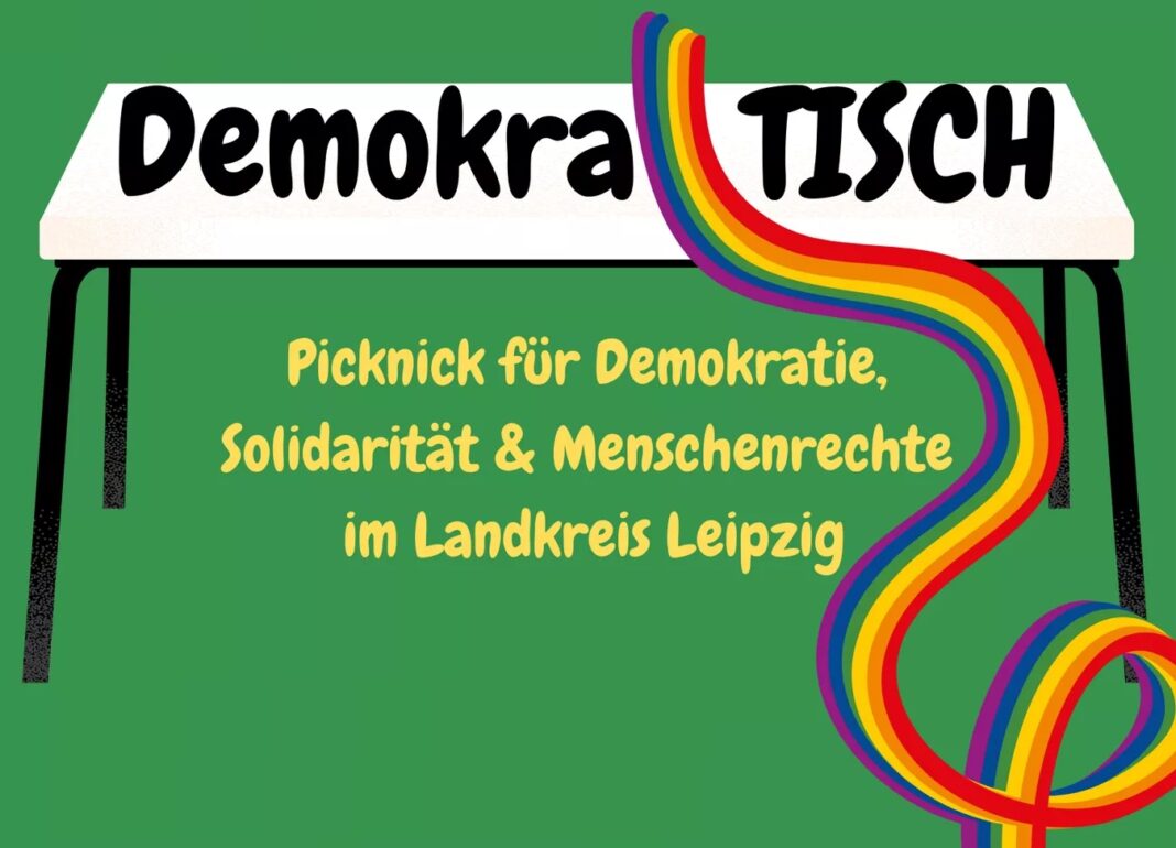 Der Kreisjugendring setzt sich mit Picknicks für mehr Demokratie, Solidarität und Menschenrechte ein. Grafik: Kreisjugendring Landkreis Leipzig