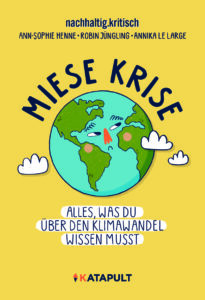 Das Buch "Miese Krise" ist im März im Katapult-Verlag erschienen. Repro: Verlag