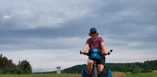 Die Leipziger Autorin Rebecca Maria Salentin radelte 10.000 Kilometer mit dem Rad am Eisernen Vorhang vom Schwarzen Meer bis zur Barentssee. Foto: privat