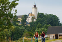 Landschaft bei Posterstein; zum Radfahren überaus geeignet. Foto: LVDG/Simon Büttner