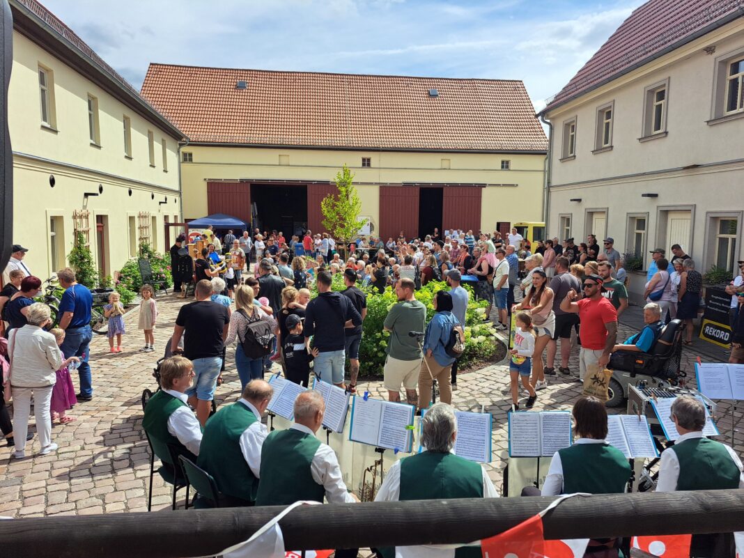 Groß war der Andrang zum „Tag des Bergmanns 2024“. Foto: Gemeindeverwaltung Rositz