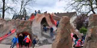 Der Geopark Porphyrland feiert seinen 10. Geburtstag. Dafür gibt es am 19. Oktober ein großes Festival – bei dem auch der neue Vulkanspielplatz erobert werden darf. Foto: Frank Schmidt