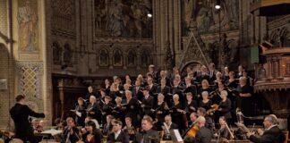 In der Brüderkirche musizieren die Altenburger Kantorei und das Reußische Kammerorchester unter der Leitung von Kantor Johann Friedrich Röpke. Foto: Andy Drabek