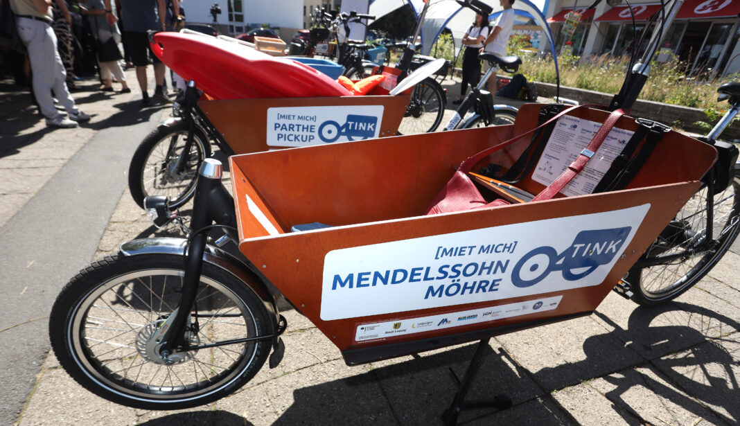 In der Winterpause: Bis Ende Februar ist das Mietsystem für Lastenräder ausgesetzt. Foto: André Kempner