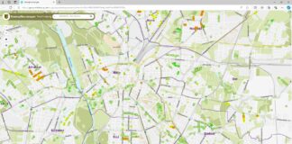 Grünes auf einen Blick: Die digitale Pflanzkarte informiert zu städtischen Baumpflanzungen. Foto: Jens Wagner