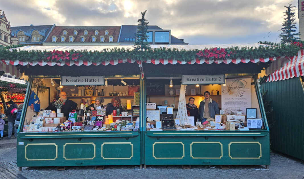 Bummeln und genießen auch am Feierabend: Dies macht ab 24. April an jedem vierten Donnerstag im Monat der Leipziger Abendmarkt möglich. Foto: Dezernat Kultur, Marktamt